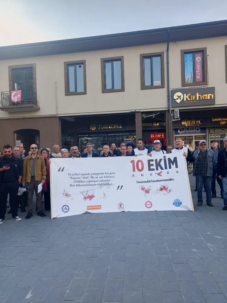 10 Ekim Ankara Gar Katliamı Balıkesir’de Anıldı: “Unutmayacağız, Unutturmayacağız”