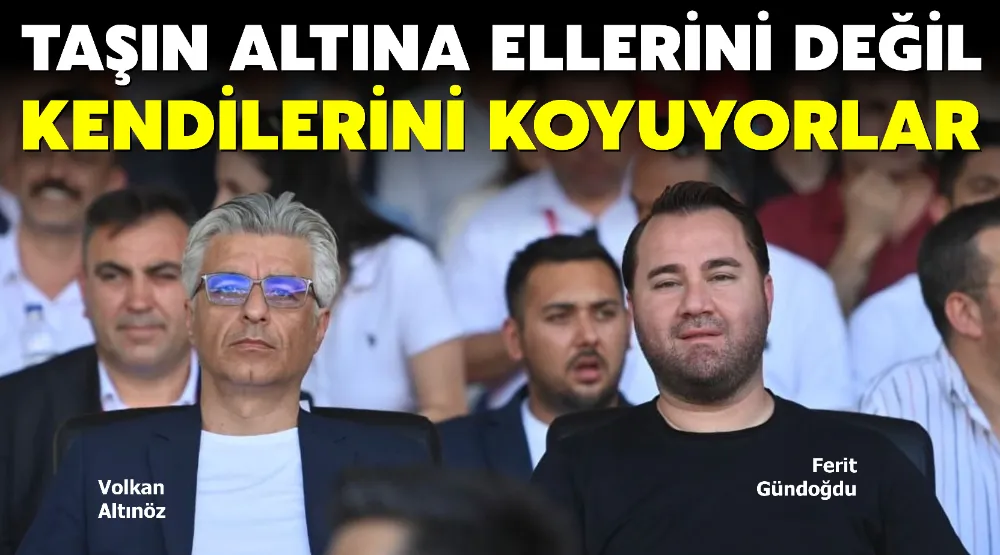 Taşın Altına Ellerini Değil Kendilerini Koyuyorlar