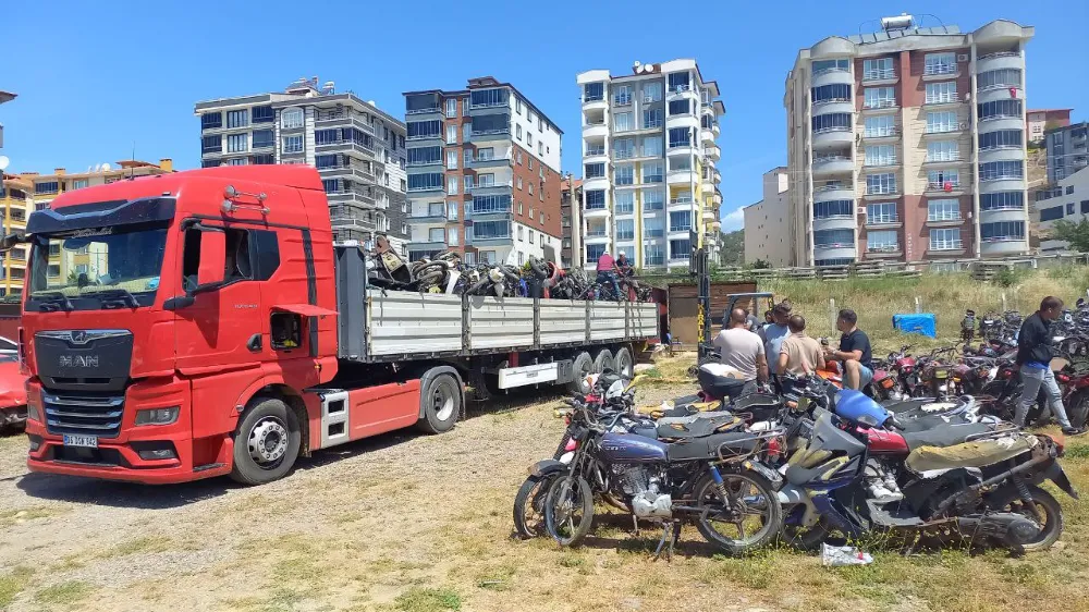 YEDİEMİN DEPOLARI RAHATLADI: ATIL MOTOSİKLETLER EKONOMİYE KAZANDIRILDI