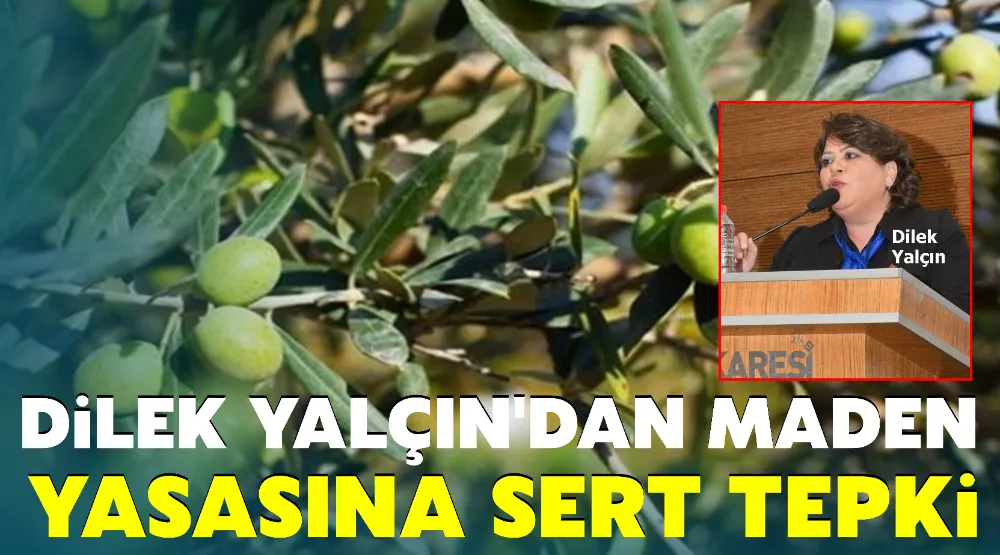 DİLEK YALÇIN’DAN MADEN YASASINA SERT TEPKİ 