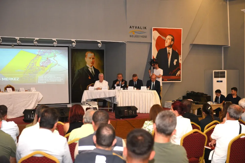 Muhtarlardan, BASKİ’nin Ayvalık’taki çalışmalarına tam not